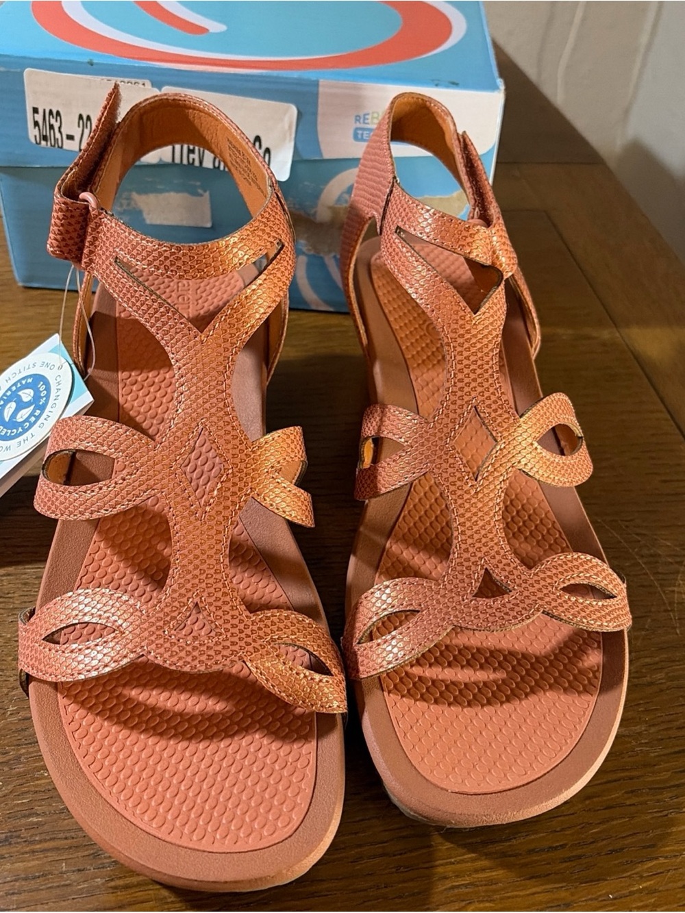 BareTraps Coral Textured Strappy Slingback Sandals